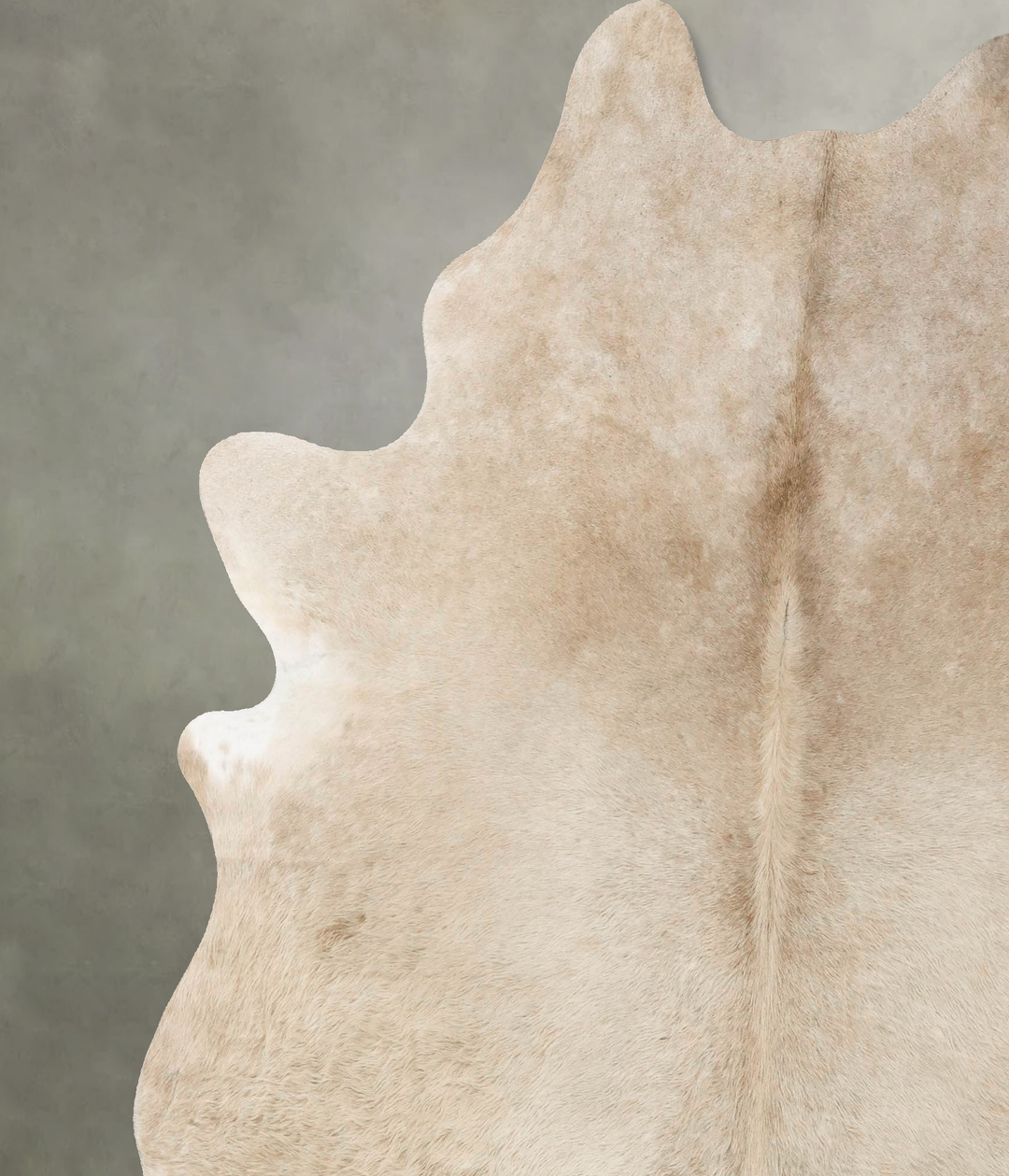 Champagne X-Large Brazilian Cowhide Rug 7'6"H x 6'8"W #B25624 by Hudso