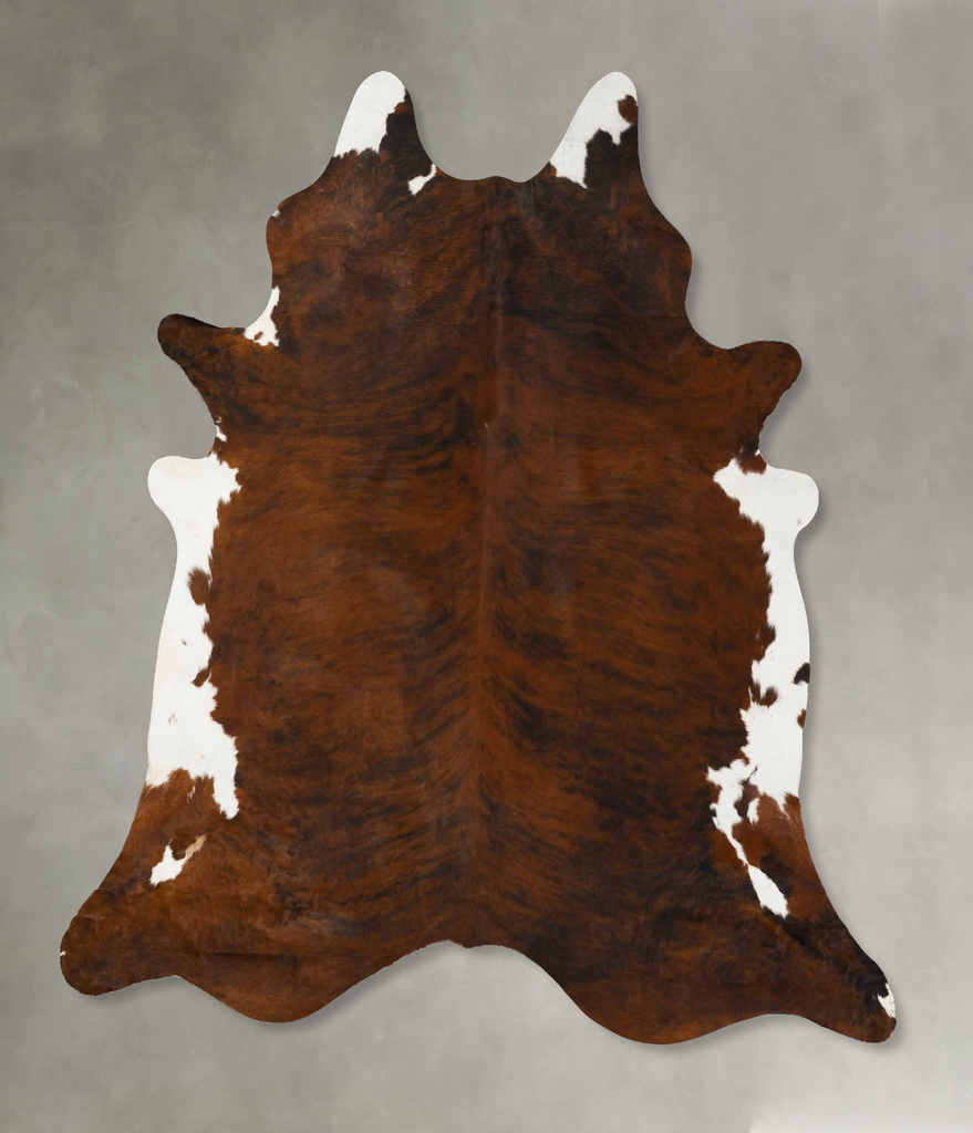 Dark Brindle XX-Large Brazilian Cowhide Rug 8'3"H x 7'3"W #B25659 by Hudson Hides