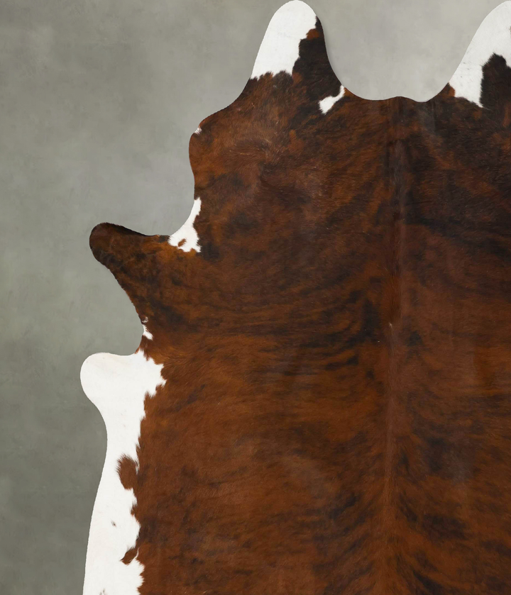 Dark Brindle XX-Large Brazilian Cowhide Rug 8'3"H x 7'3"W #B25659 by Hudson Hides