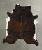 Dark Brindle XX-Large Brazilian Cowhide Rug 8'10