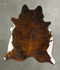 Dark Brindle XX-Large Brazilian Cowhide Rug 8'1