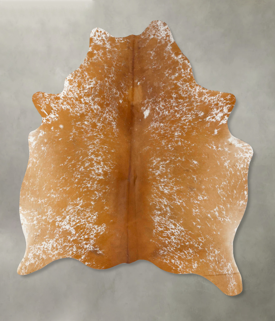 Salt and Pepper Brown Large Brazilian Cowhide Rug 6'11"H x 5'6"W #B25708 by Hudson Hides