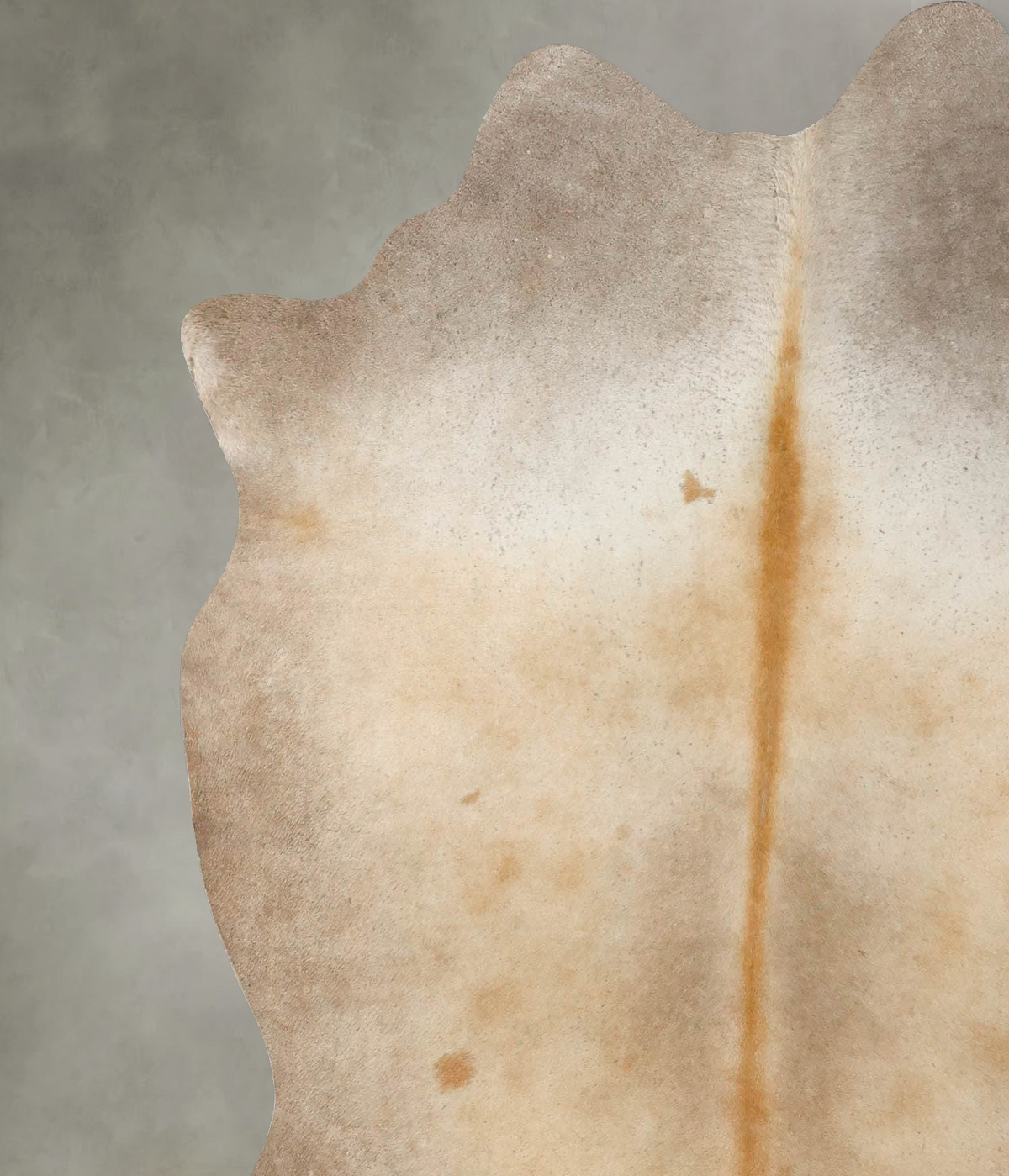 Taupe X-Large Brazilian Cowhide Rug 6'10"H x 6'3"W #B25710 by Hudson Hides