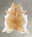Beige and White X-Large Brazilian Cowhide Rug 7'8"H x 5'10"W #B25712 by Hudson Hides
