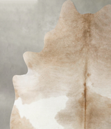 Taupe X-Large Brazilian Cowhide Rug 7'4"H x 6'1"W #B25725 by Hudson Hides