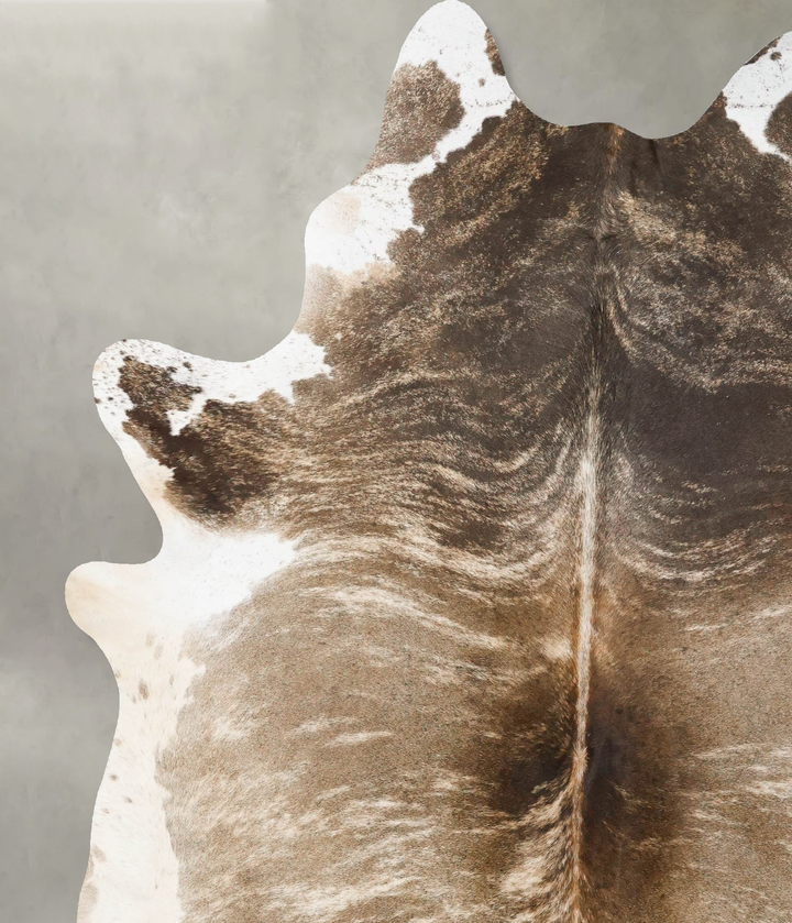 Dark Brindle XX-Large Brazilian Cowhide Rug 8'2"H x 6'6"W #B25731 by Hudson Hides