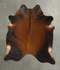 Warm Caramel XX-Large Brazilian Cowhide Rug 7'7