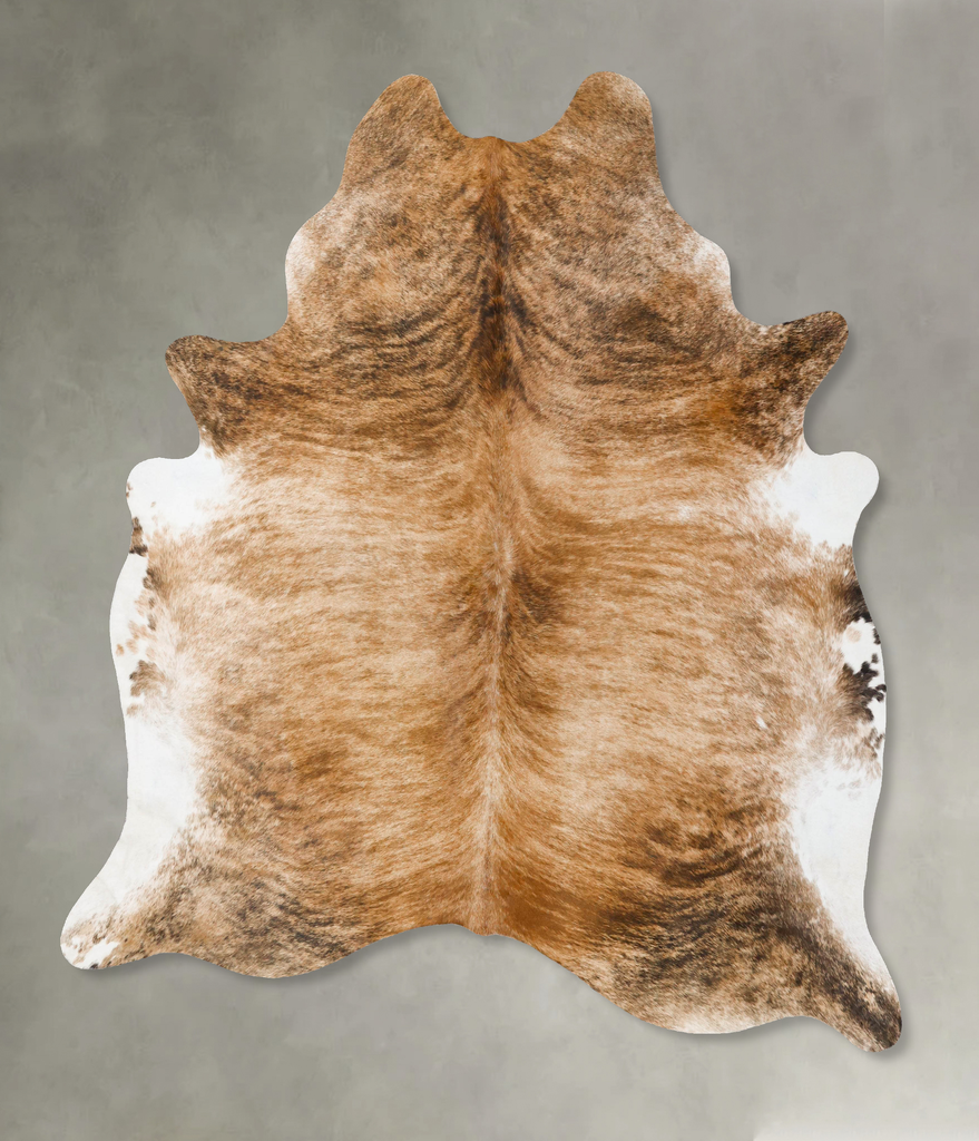 Light Brindle XX-Large Brazilian Cowhide Rug 8'3"H x 6'10"W #B25776 by Hudson Hides