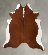 Hereford XX-Large Brazilian Cowhide Rug 8'3"H x 7'6"W #B25780 by Hudson Hides