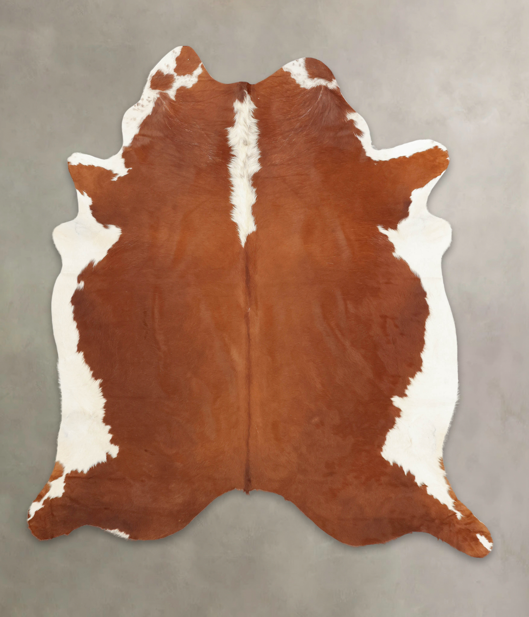 Hereford X-Large Brazilian Cowhide Rug 7'5"H x 6'7"W #B2579 by Hudson 