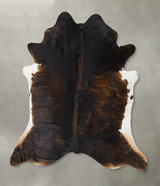 Dark Brindle XX-Large Brazilian Cowhide Rug 7'7"H x 7'3"W #B25792 by Hudson Hides