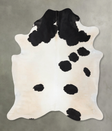 Black and White XX-Large Brazilian Cowhide Rug 7'11"H x 6'4"W #B25804 by Hudson Hides