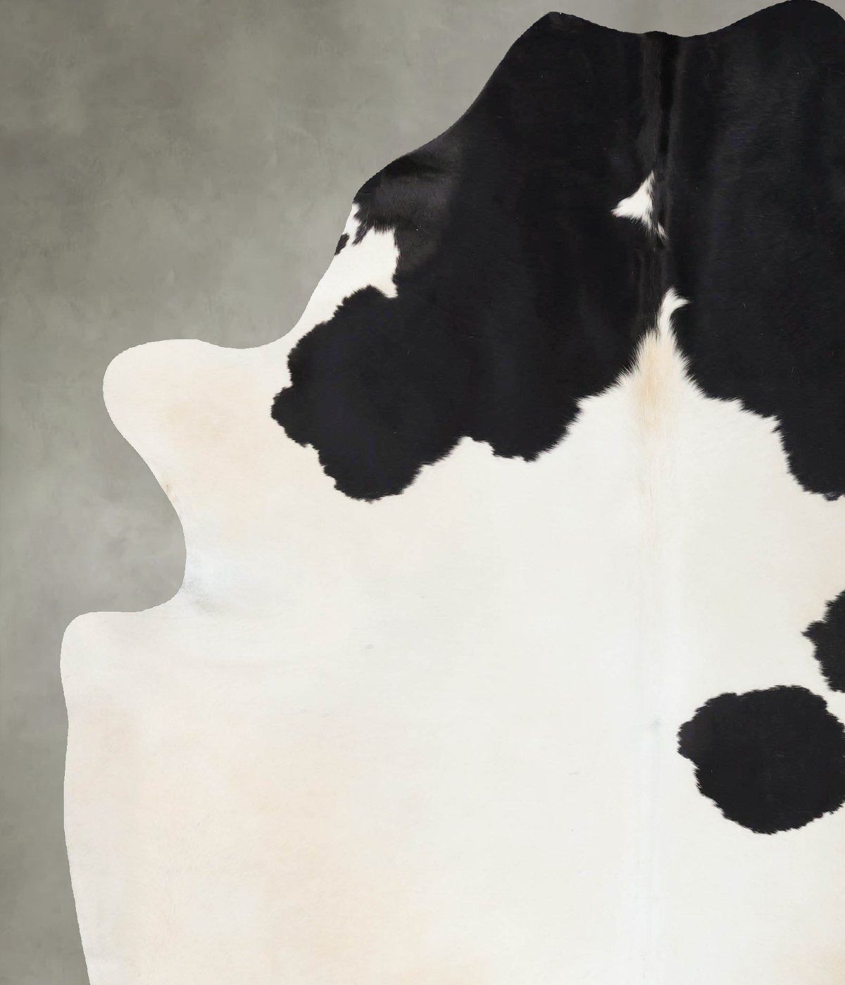Black and White XX-Large Brazilian Cowhide Rug 7'11"H x 6'4"W #B25804 by Hudson Hides