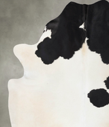 Black and White XX-Large Brazilian Cowhide Rug 7'11"H x 6'4"W #B25804 by Hudson Hides