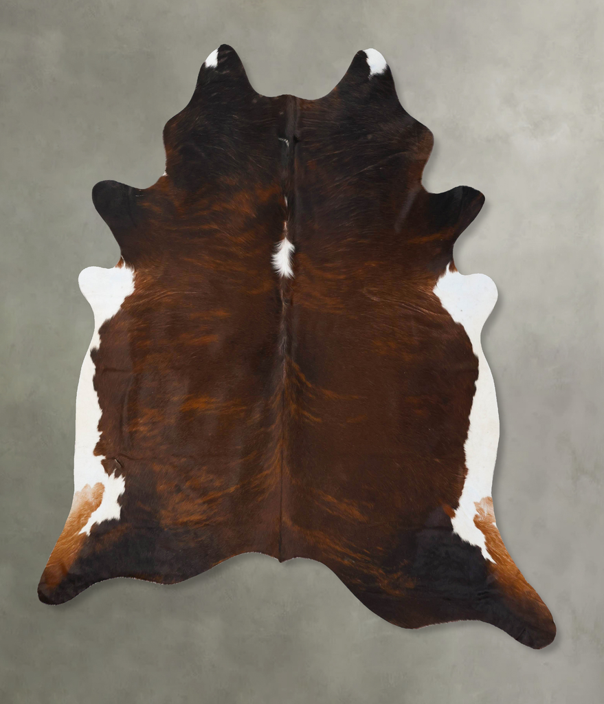 Dark Brindle XX-Large Brazilian Cowhide Rug 8'4"H x 7'0"W #B25817 by Hudson Hides