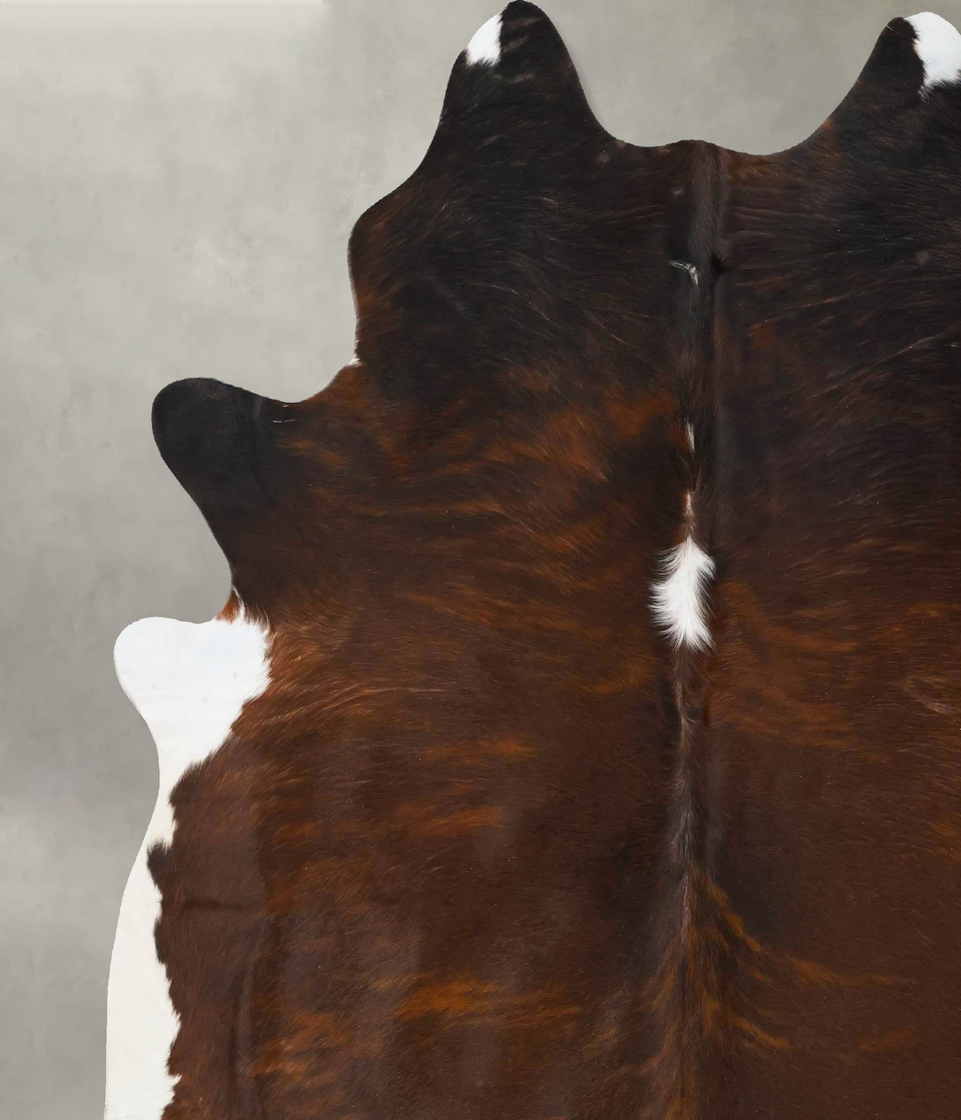 Dark Brindle XX-Large Brazilian Cowhide Rug 8'4"H x 7'0"W #B25817 by H