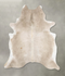 Champagne X-Large Brazilian Cowhide Rug 7'2