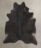 Solid Black XX-Large Brazilian Cowhide Rug 8'9