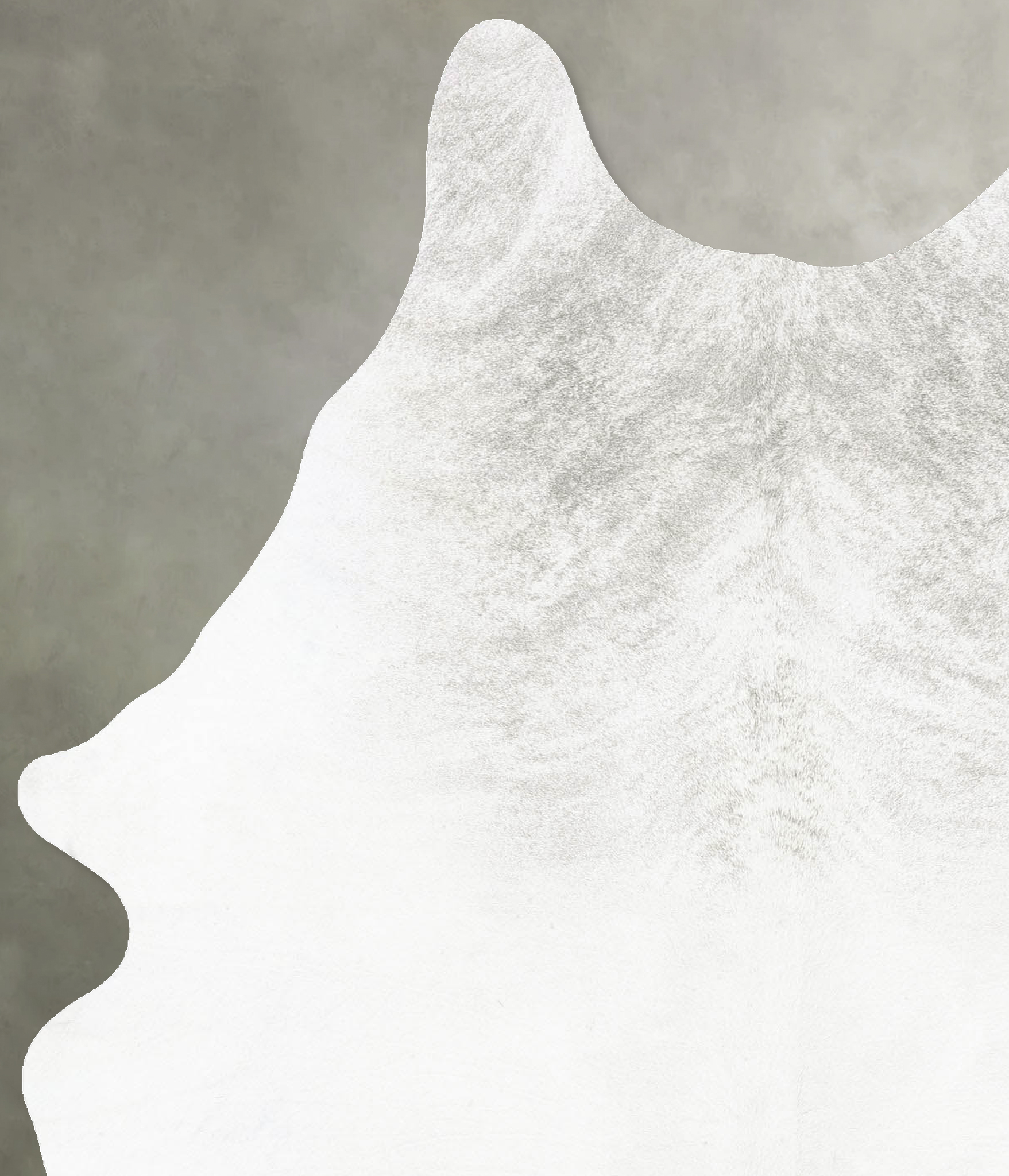 Light Grey Cowhide Rug #B25944