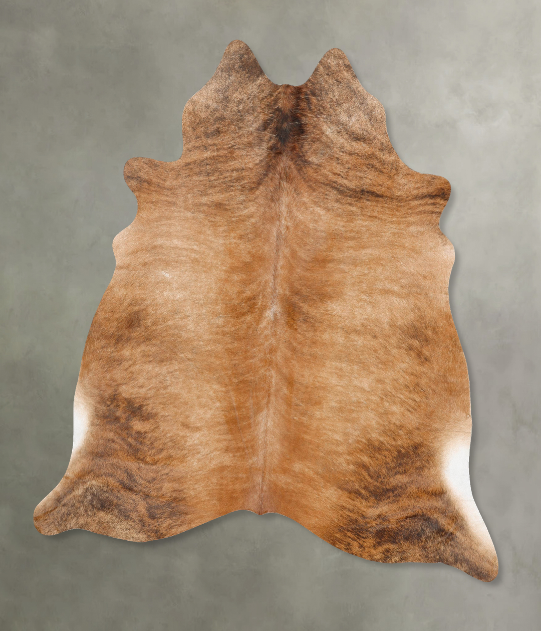 Light Brindle X-Large Brazilian Cowhide Rug 7'3"H x 6'5"W #B25950 by H