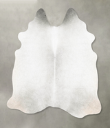 Light Grey Medium Brazilian Cowhide Rug 5'8"H x 5'3"W #B25966 by Hudson Hides