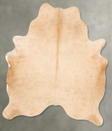 Palomino Large Brazilian Cowhide Rug 6'7"H x 5'7"W #B26045 by Hudson Hides