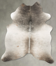 Medium Grey Large Brazilian Cowhide Rug 6'8"H x 4'8"W #B26048 by Hudson Hides