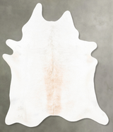 Grey with Beige XX-Large Brazilian Cowhide Rug 8'1"H x 6'6"W #B26112 by Hudson Hides