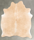 Palomino Large Brazilian Cowhide Rug 6'0"H x 5'0"W #B26127 by Hudson Hides