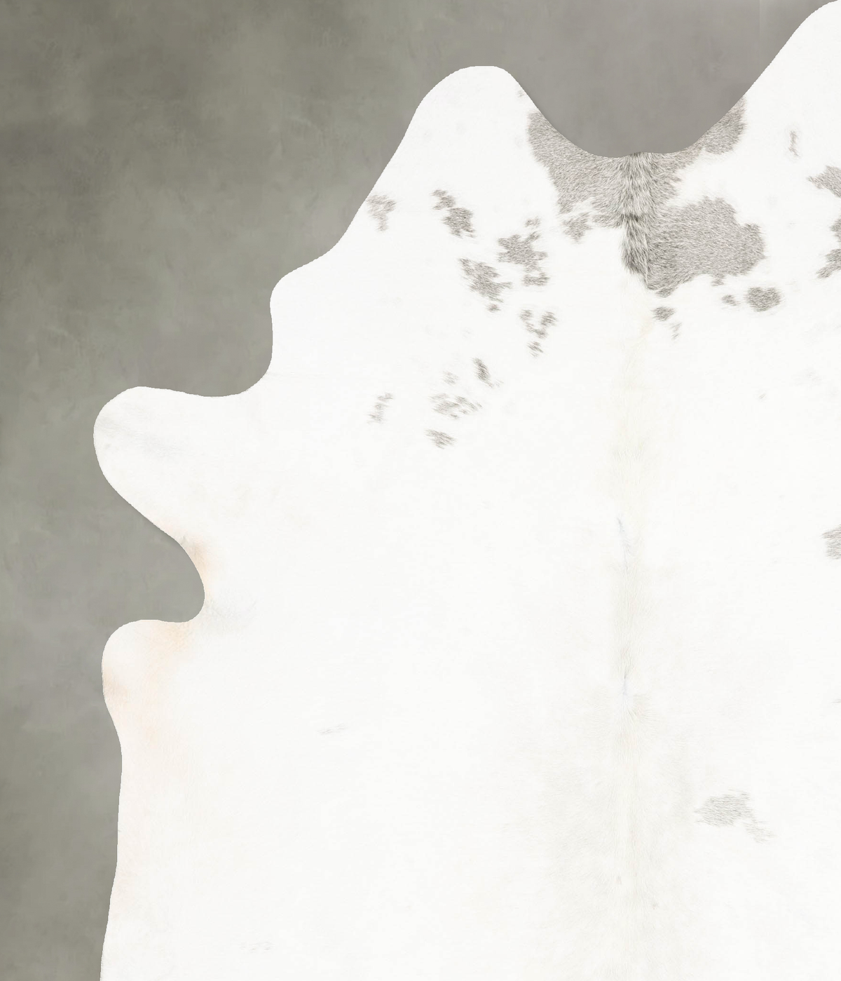 Ivory with Beige XX-Large Brazilian Cowhide Rug 8'7"H x 6'11"W #B26190 by Hudson Hides