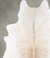 Grey with Beige X-Large Brazilian Cowhide Rug 7'5"H x 6'6"W #B26226 by Hudson Hides