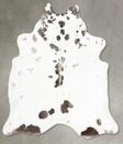 Light Grey X-Large Brazilian Cowhide Rug 7'3"H x 6'6"W #B26230 by Hudson Hides