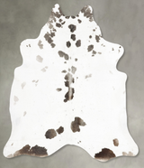 Light Grey X-Large Brazilian Cowhide Rug 7'3"H x 6'6"W #B26230 by Hudson Hides