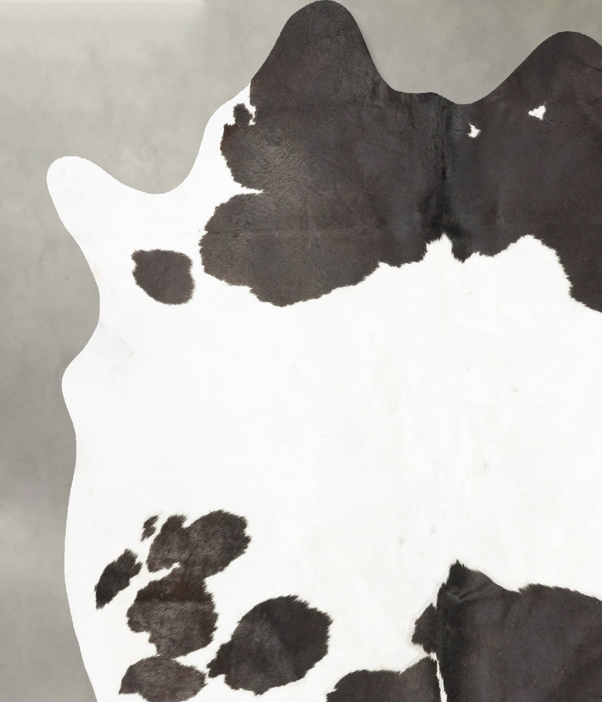 Black and White X-Large Brazilian Cowhide Rug 7'9"H x 6'5"W #B26248 by Hudson Hides