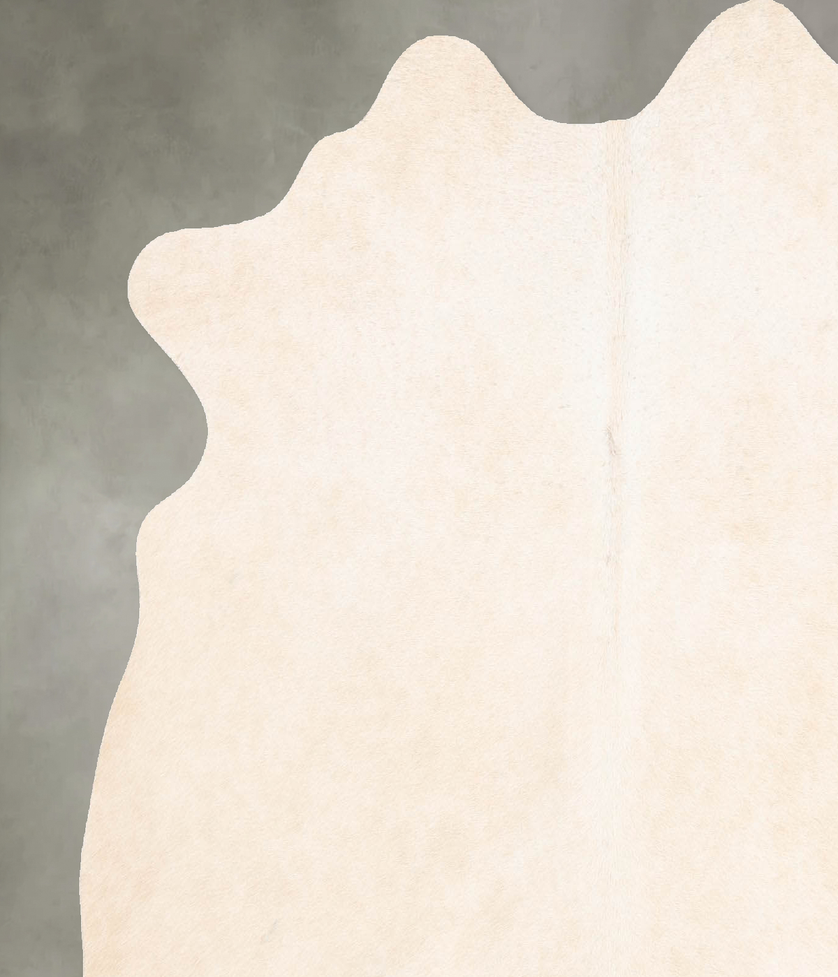 Ivory with Beige Large Brazilian Cowhide Rug 5'8"H x 5'4"W #B26270 by Hudson Hides