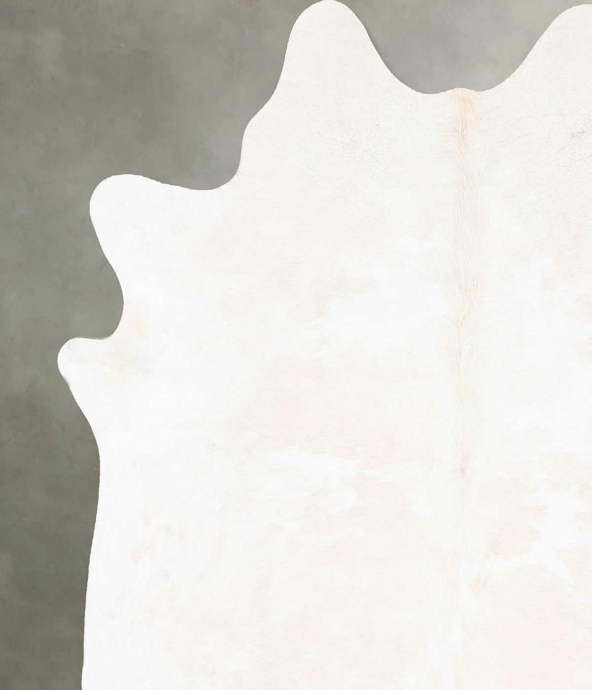 Ivory with Beige XX-Large Brazilian Cowhide Rug 7'10"H x 7'0"W #B26298 by Hudson Hides