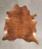 Medium Brindle XX-Large Brazilian Cowhide Rug 7'5