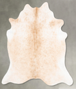 Light Caramel XX-Large Brazilian Cowhide Rug 7'5"H x 7'0"W #B26308 by Hudson Hides