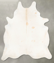 Ivory with Beige XX-Large Brazilian Cowhide Rug 8'0"H x 6'9"W #B26319 by Hudson Hides