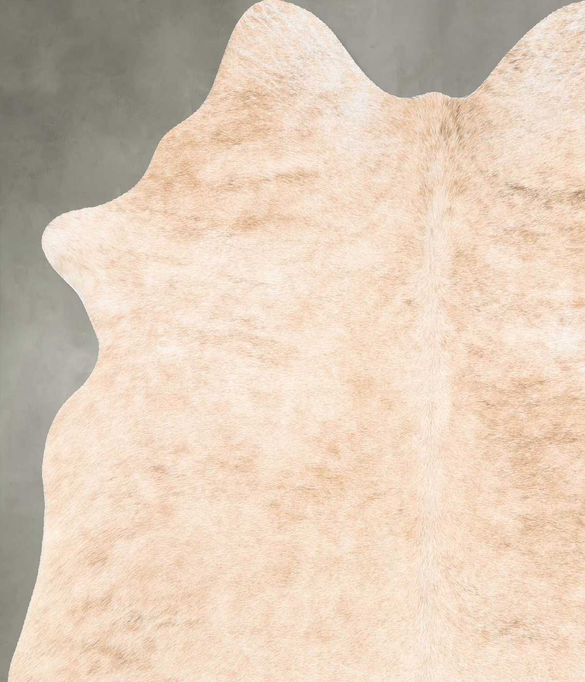 Light Brindle Medium Brazilian Cowhide Rug 5'6"H x 4'11"W #B26320 by Hudson Hides