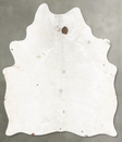 Salt and Pepper Black X-Large Brazilian Cowhide Rug 7'1"H x 5'8"W #B26321 by Hudson Hides