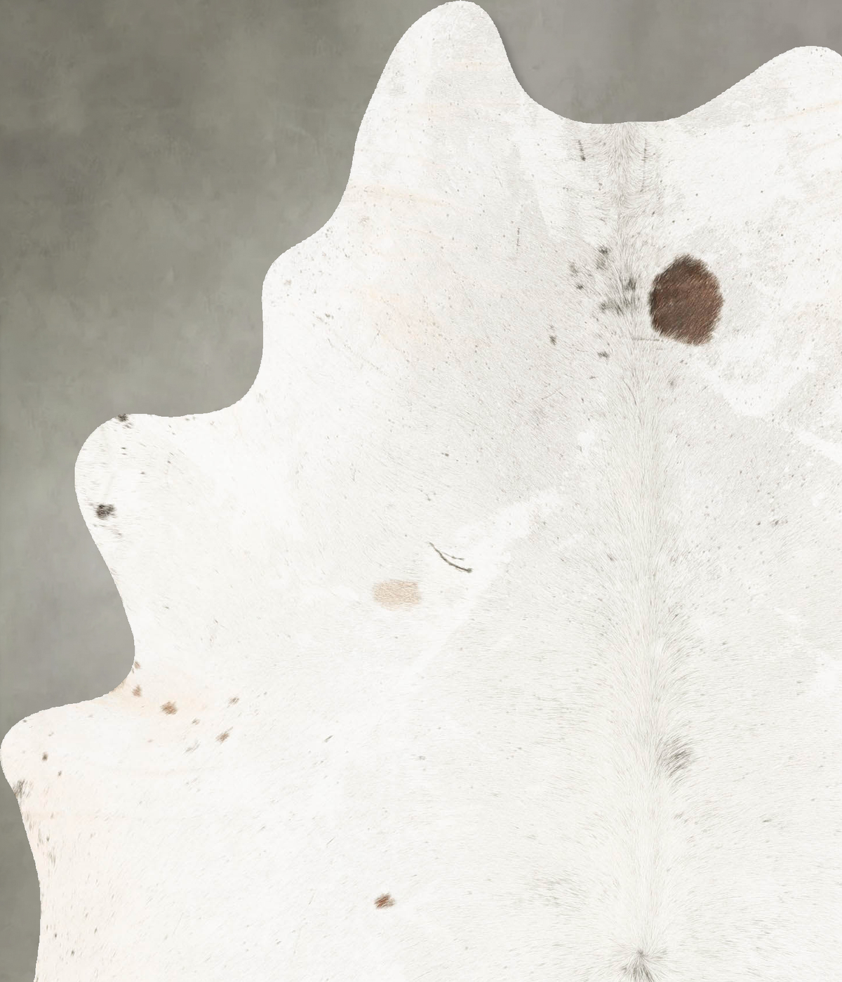 Salt and Pepper Black Cowhide Rug #B26321