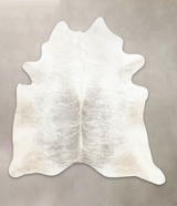 Grey Brindle XX-Large Brazilian Cowhide Rug 7'10"H x 7'1"W #B2640 by Hudson Hides