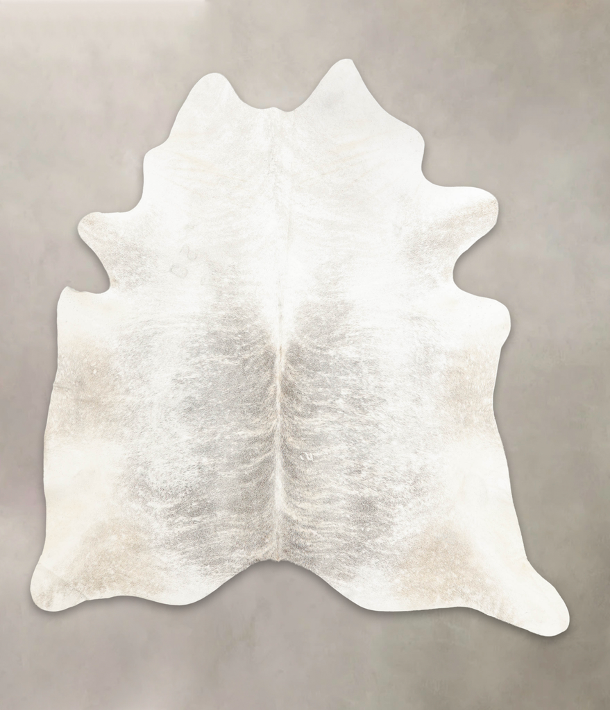 Grey Brindle XX-Large Brazilian Cowhide Rug 7'10"H x 7'1"W #B2640 by Hudson Hides