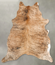 Light Brindle XX-Large Brazilian Cowhide Rug 7'9"H x 6'10"W #B26420 by Hudson Hides