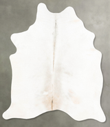 Grey with Beige X-Large Brazilian Cowhide Rug 7'1"H x 5'9"W #B26437 by Hudson Hides