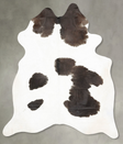 Black and White X-Large Brazilian Cowhide Rug 7'4"H x 6'0"W #B26452 by Hudson Hides