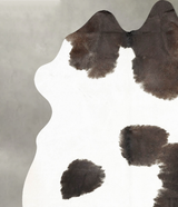Black and White X-Large Brazilian Cowhide Rug 7'4"H x 6'0"W #B26452 by Hudson Hides