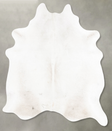 Light Grey X-Large Brazilian Cowhide Rug 7'7"H x 6'4"W #B26474 by Hudson Hides