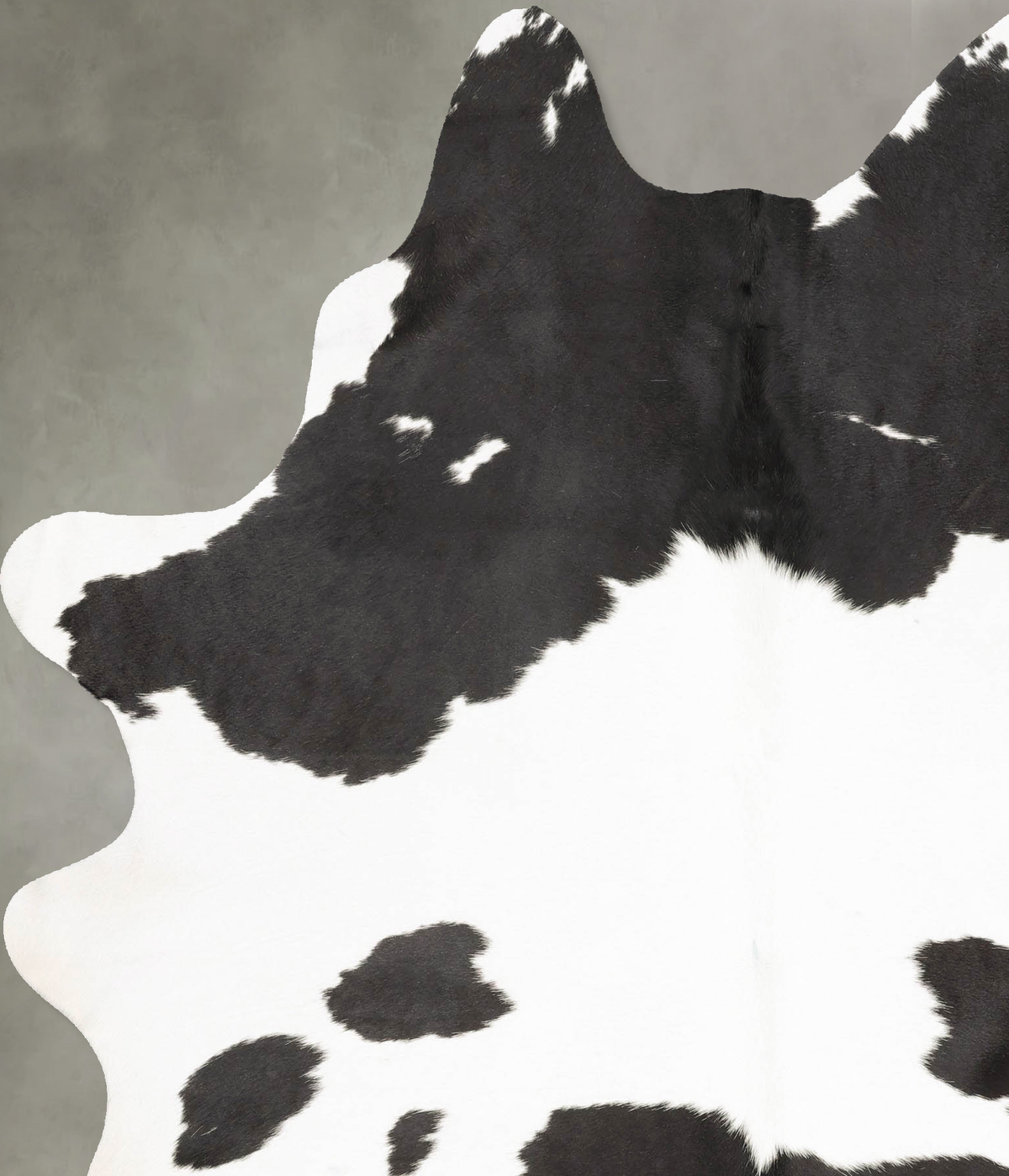 Black and White X-Large Brazilian Cowhide Rug 7'4"H x 6'0"W #B26492 by Hudson Hides